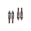 Càbles, ROLAND Black Series Câble double RCA 15ft/4.5m