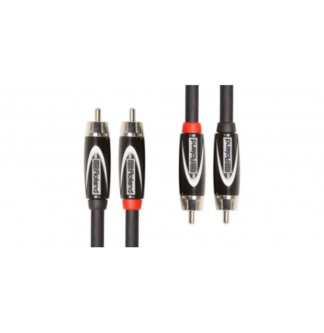 Càbles, ROLAND Black Series Câble double RCA 15ft/4.5m