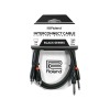 Càbles, ROLAND Black Series Câble Double RCA / Jack 1,5m