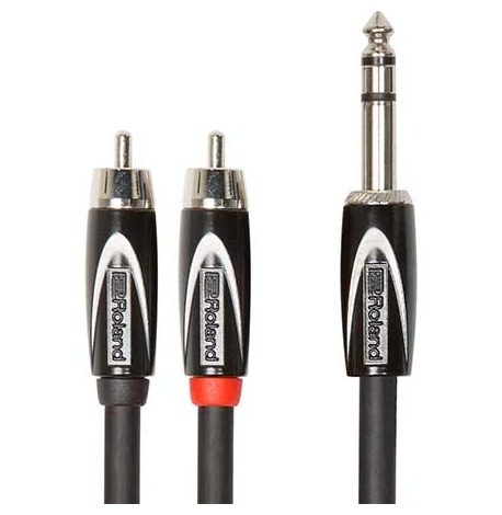 Càbles, ROLAND Black Series Câble Insert RCA / Jack 3m