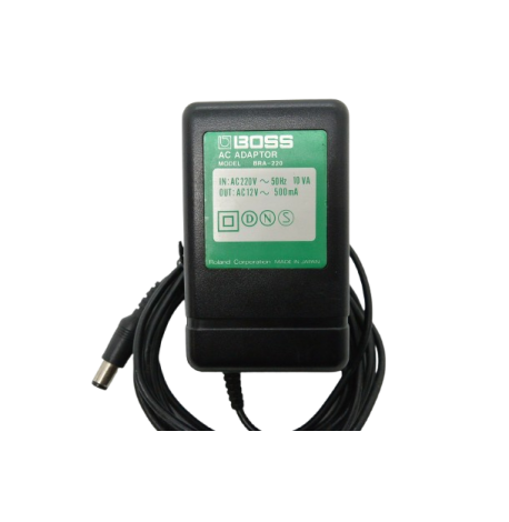 Pédales BOSS, Adaptateur secteur Boss BRA 220 AC 12V 500 mA EU