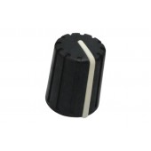 RM1x, Bouton rotatif noir Yamaha RM1x avec ligne blanche