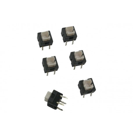 TR-909, Set of 6 tact switches without LED – Roland TR-909