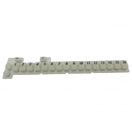 Korg, Bande de contacts en silicone, 16 boutons, Korg Electribe