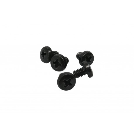 D-5, Screws, black, 6mm, package of 5 - Roland D-5
