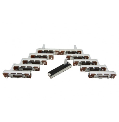 TR-707/727, Set of 11 Sliders 50KB – Compatible with Roland